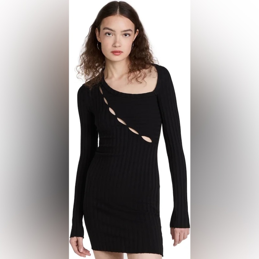 Cotton Citizen Capri cut out Sheath Dress black s - Picture 3 of 9